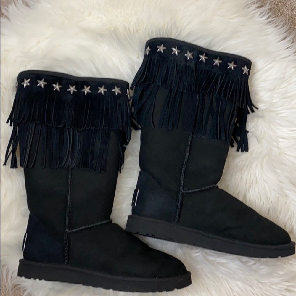 JIMMY CHOO Tassel UGG boots ( Sora 3045)